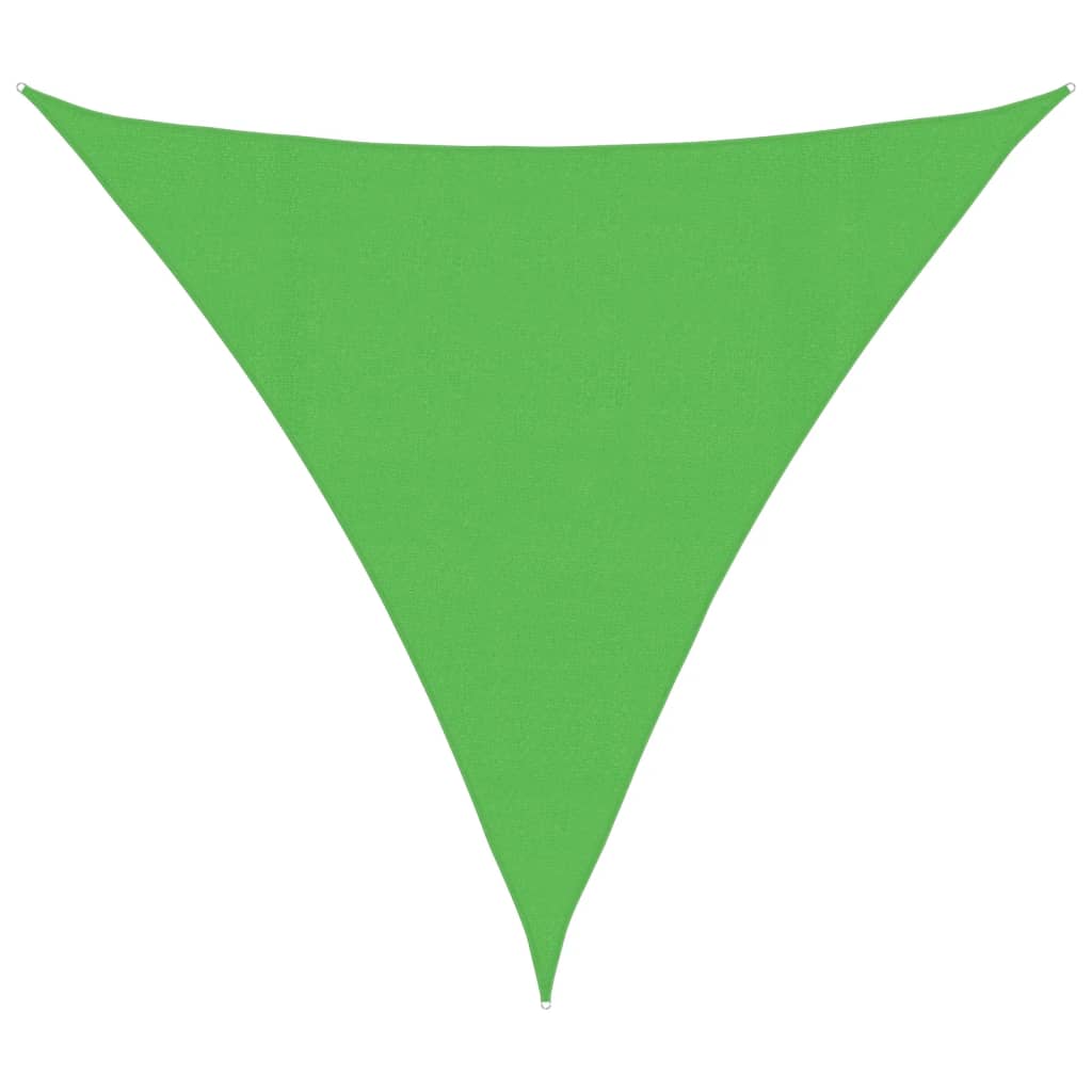 VidaXL Sonnensegel 160 g/m² 4,5 x 4,5 x 4,5 m HDPE hellgrün