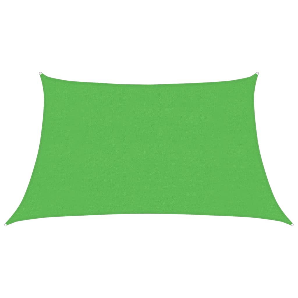 VidaXL Sonnensegel 160 g/m² 3 4x2 m HDPE Hellgrün