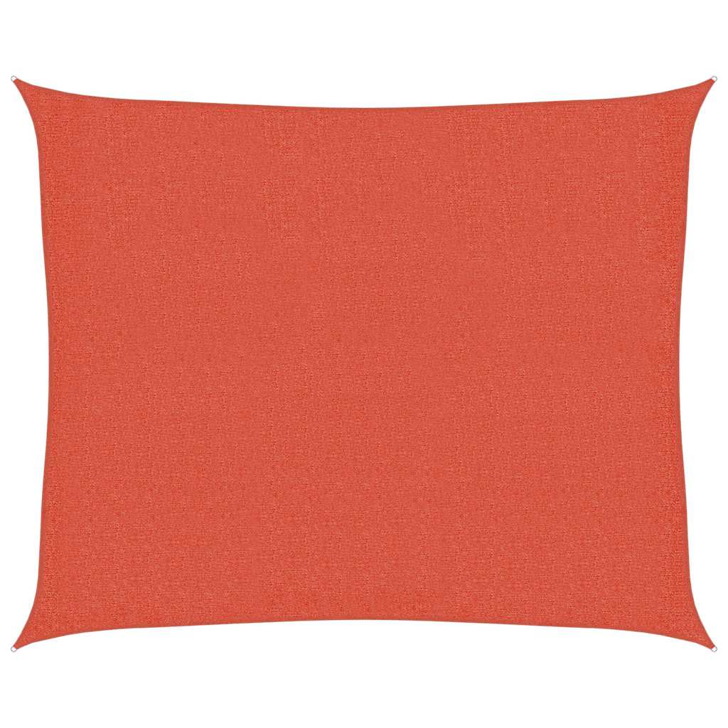 VidaXL Sonnensegel 160 g/m² 2,5 x 3 m HDPE Terrakotta
