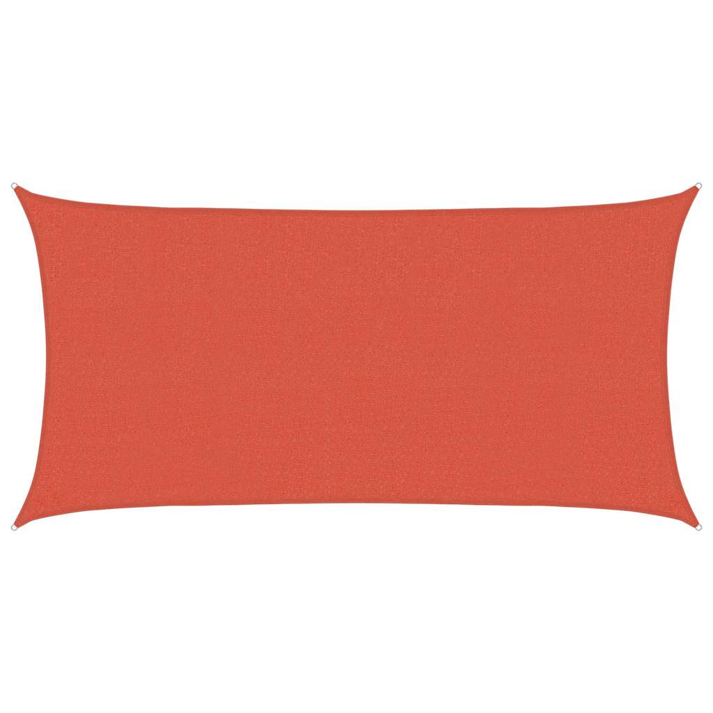 Vidaxl zonnezeil 160 g m² 2,5x5 m hdpe terracottakleurig
