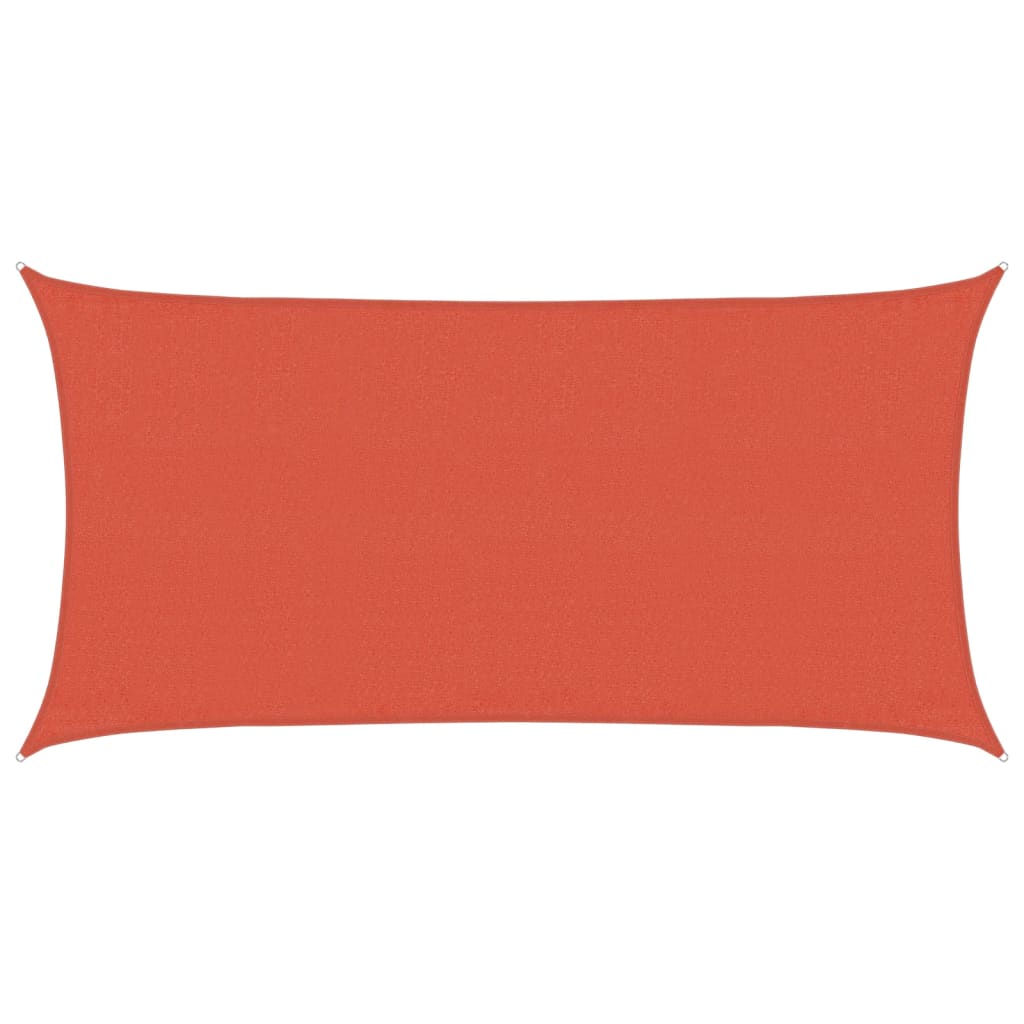 VidaXL Sonnensegel 160 g/m² 3x6 m HDPE Terrakotta