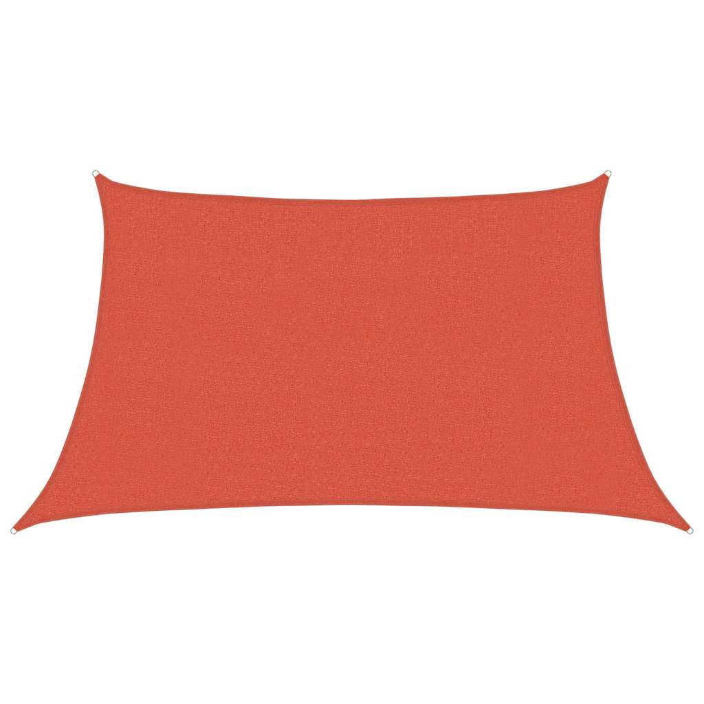 Vidaxl zonnezeil 160 g m² 3 4x2 m hdpe terracottakleurig