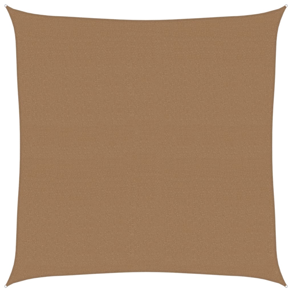 VidaXL Sonnensegel 160 g m² 4x4 m HDPE Taupe