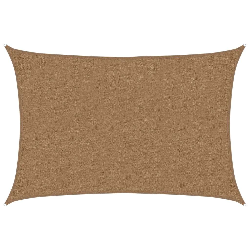 VidaXL Sonnensegel 160 g/m² 2x2,5 m HDPE taupe