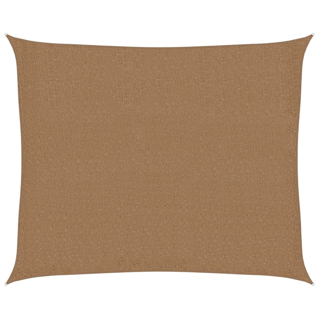 VidaXL Sonnensegel 160 g/m² 2,5 x 3 m HDPE taupe