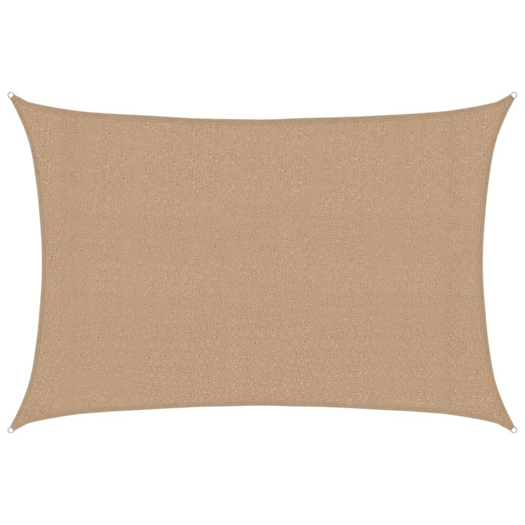 VidaXL Sonnensegel 160 g/m² 3x4,5 m HDPE taupe