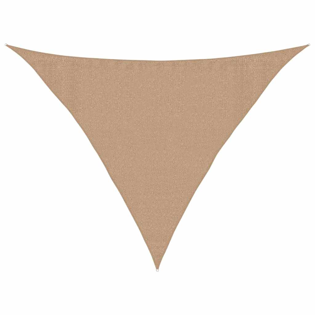VidaXL Sonnensegel 160 g/m² 3,5 x 3,5 x 4,9 m HDPE taupe