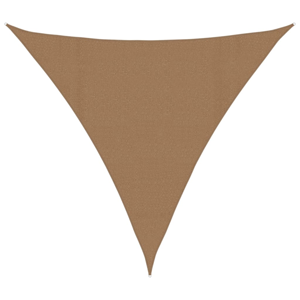 VidaXL Sonnensegel 160 g/m² 4,5 x 4,5 x 4,5 m HDPE taupe