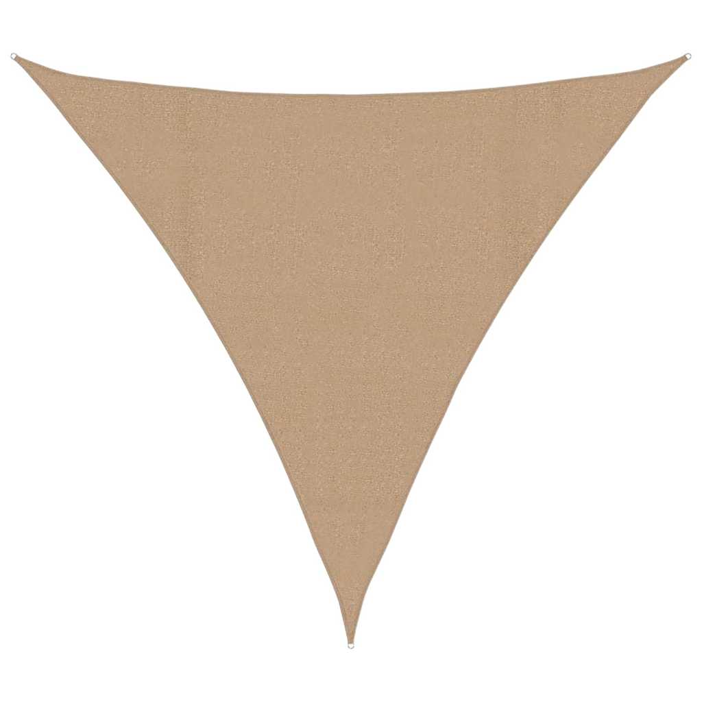 VidaXL Sonnensegel 160 g/m² 4,5 x 4,5 x 4,5 m HDPE taupe