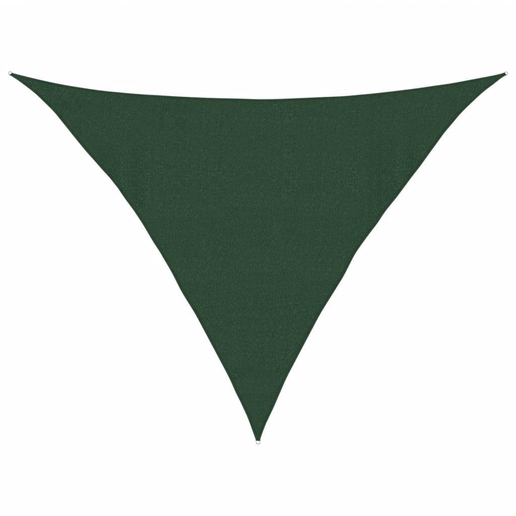 VidaXL Sonnensegel 160 g/m² 4x4x5,8 m HDPE dunkelgrün