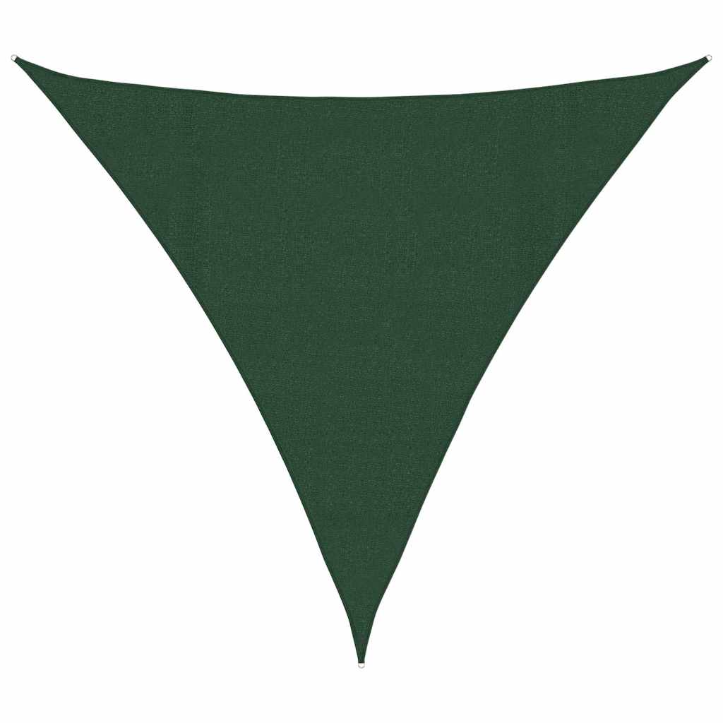 VidaXL Sonnensegel 160 g/m² 4,5 x 4,5 x 4,5 m HDPE dunkelgrün