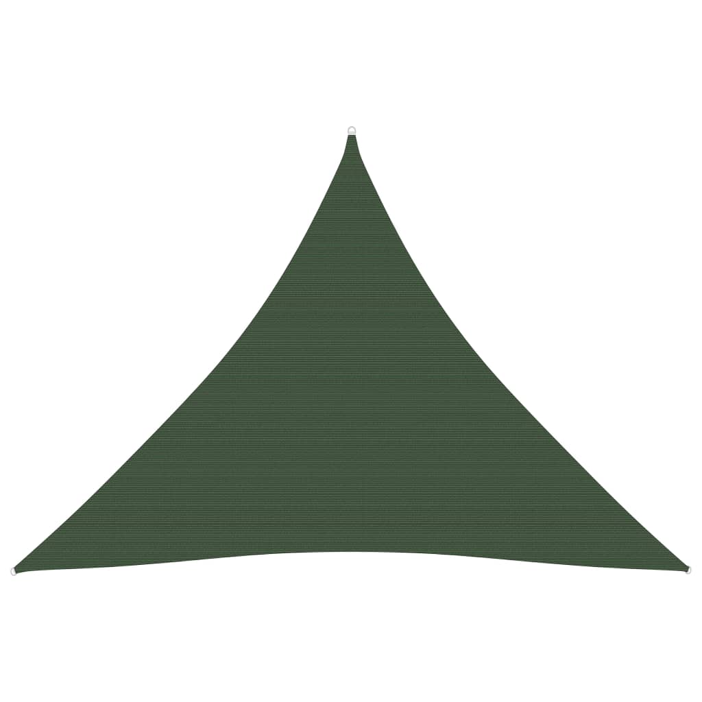 VidaXL Sonnensegel 160 g/m² 5x5x5 m HDPE dunkelgrün