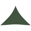 VidaXL Sonnensegel 160 g/m² 5x5x5 m HDPE dunkelgrün