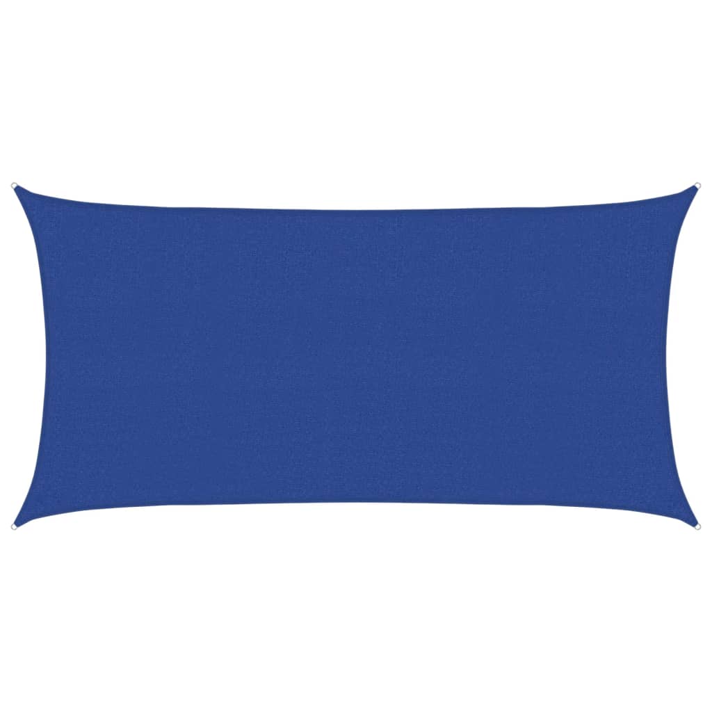 Vidaxl zonnezeil 160 g m² 2,5x4,5 m hdpe blauw