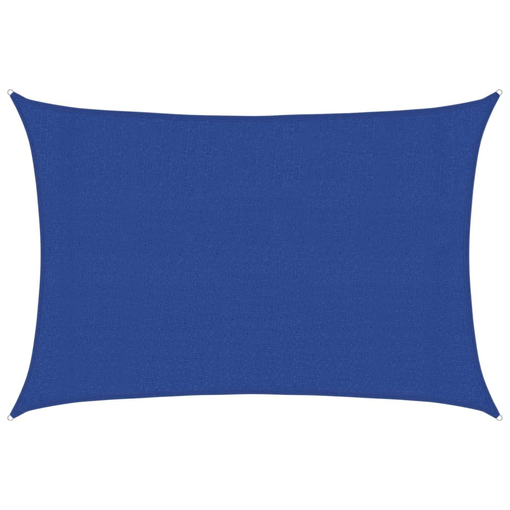 VidaXL Sonnensegel 160 g/m² Rechteckig 3x5 m HDPE Blau