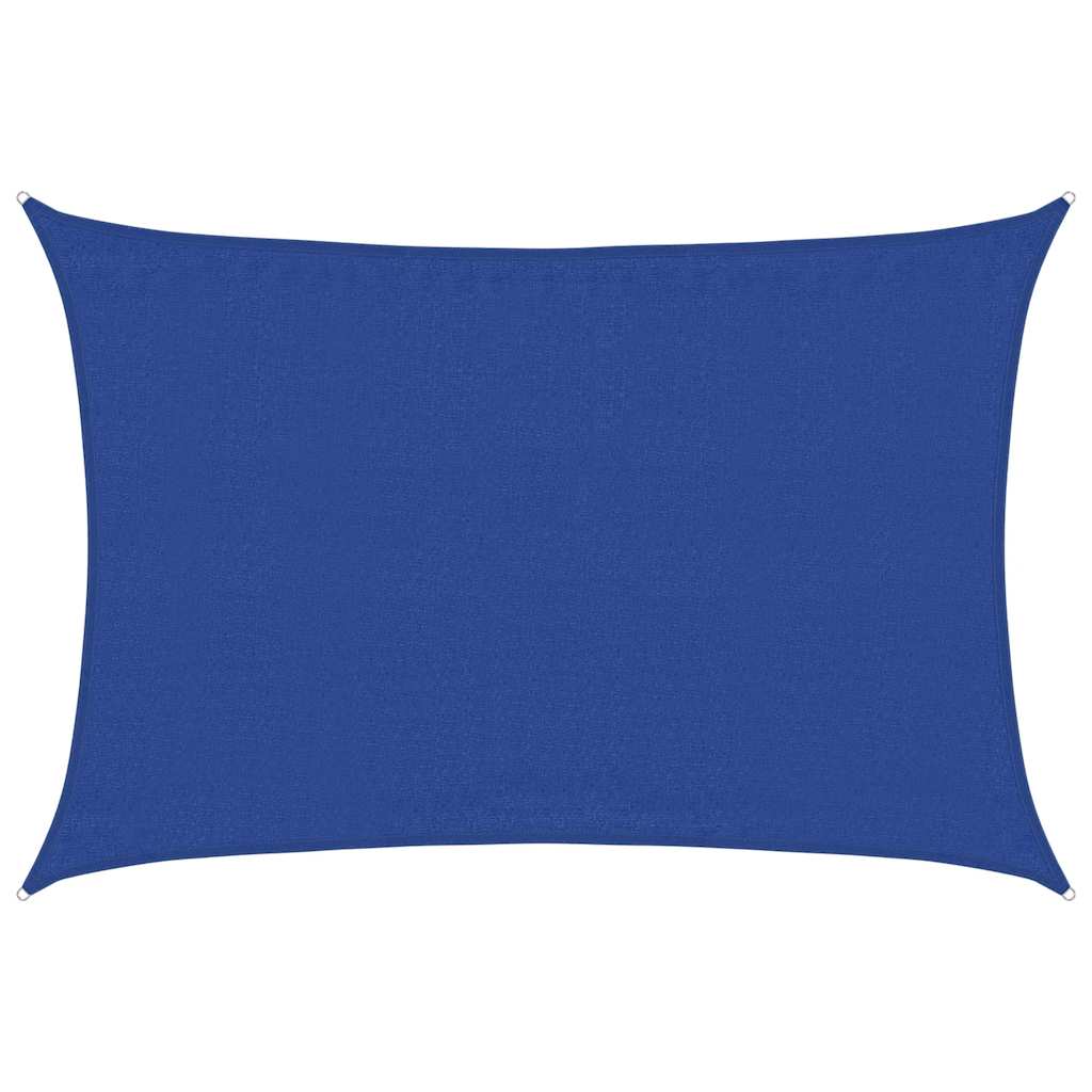 VidaXL Sonnensegel 160 g/m² Rechteckig 3,5 x 4,5 m HDPE Blau