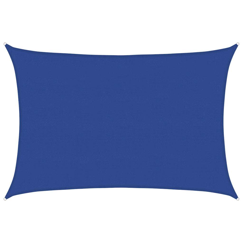 VidaXL Sonnensegel 160 g/m² gerade 5x6 m HDPE Blau