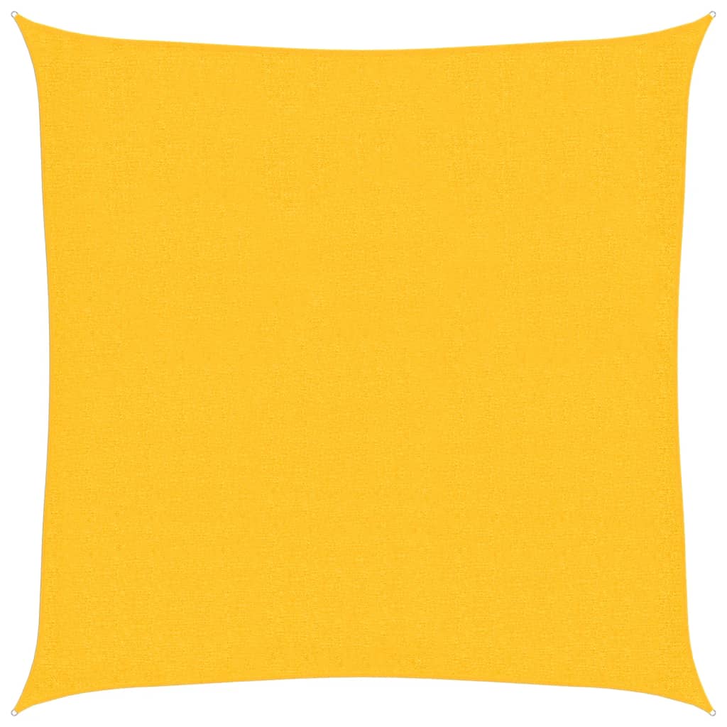 VidaXL Sonnensegel 160 g/m² 3x3 m HDPE gelb