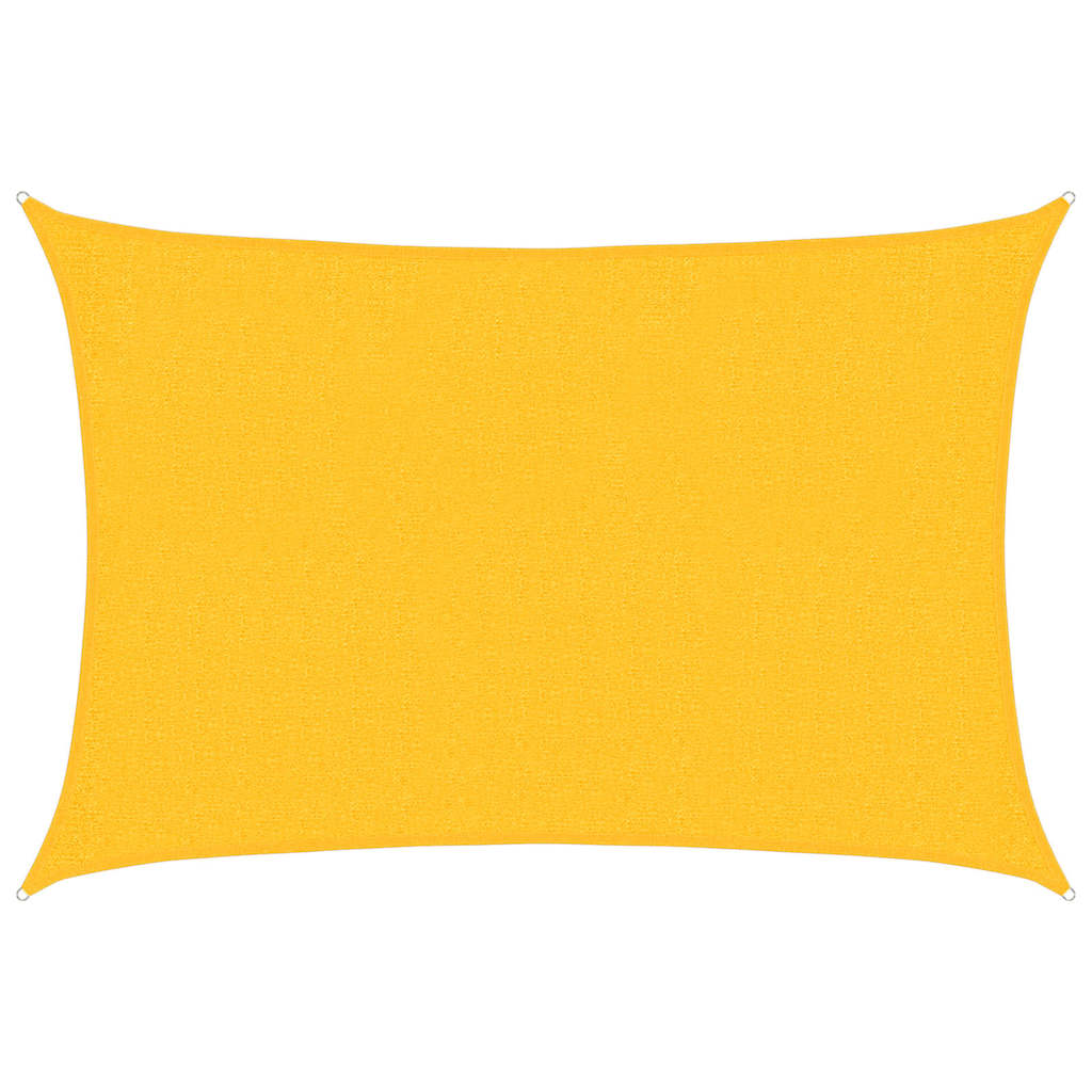 Vidaxl zonnezeil 160 g m² rechthoekig 2x2,5 m hdpe geel
