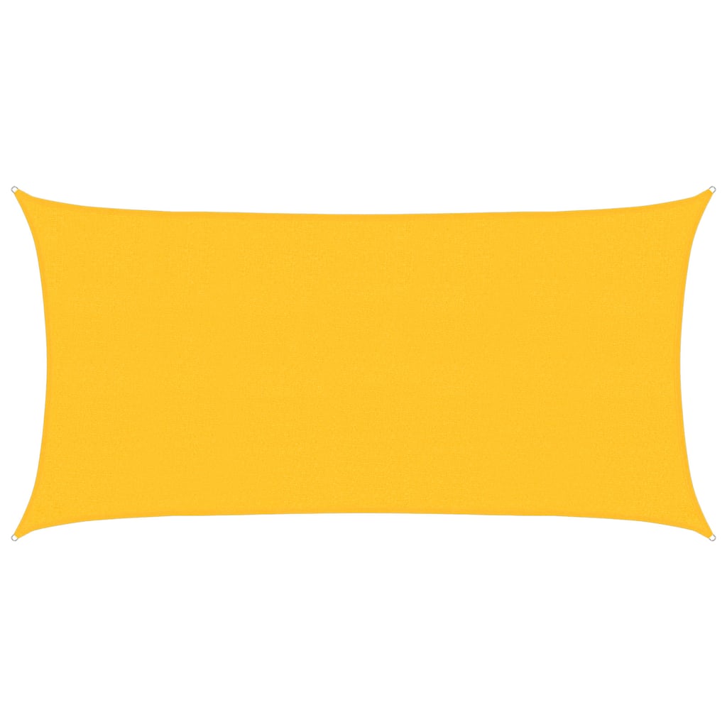 Vidaxl zonnezeil 160 g m² rechthoekig 2x3,5 m hdpe geel