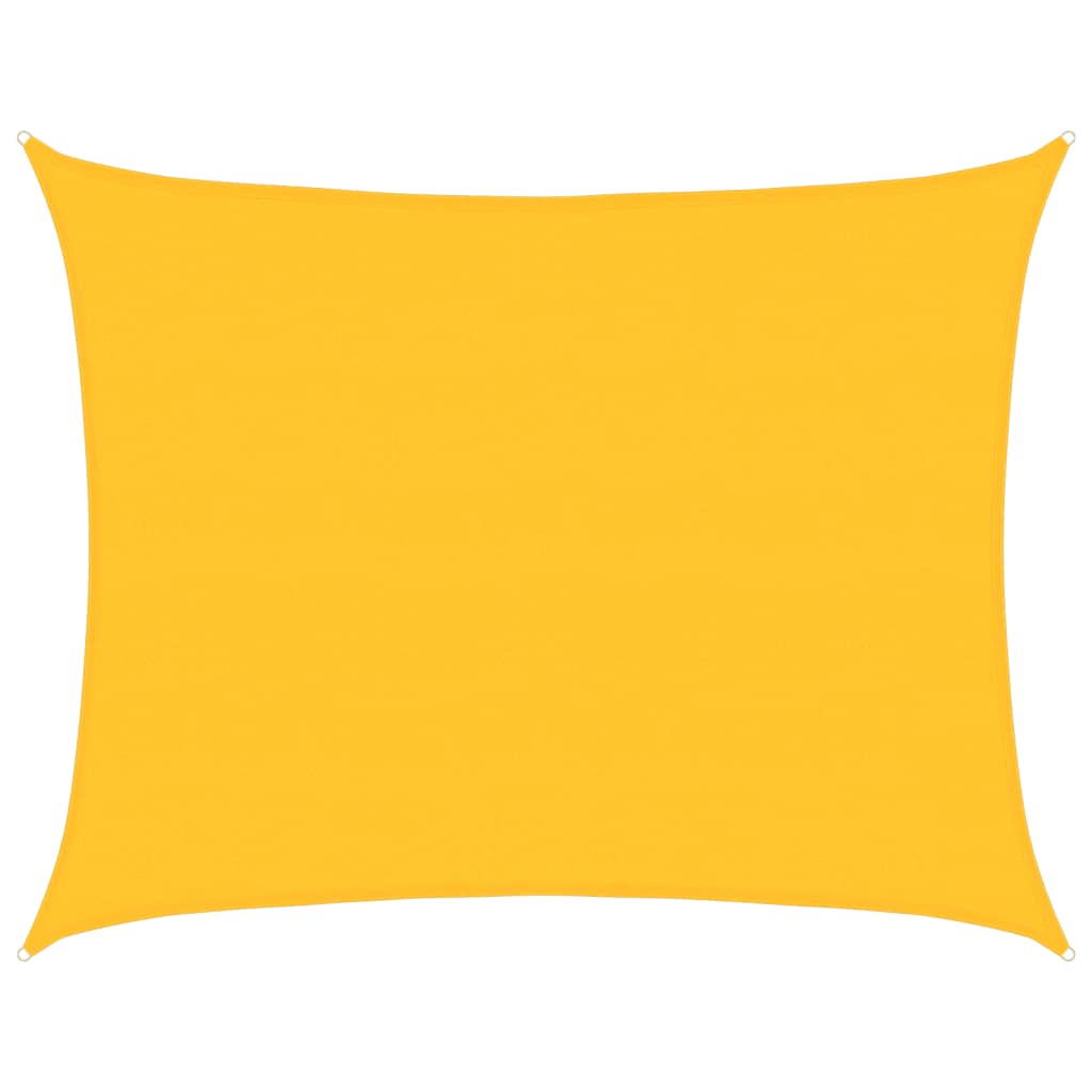 Vidaxl zonnezeil 160 g m² rechthoekig 6x8 m hdpe geel