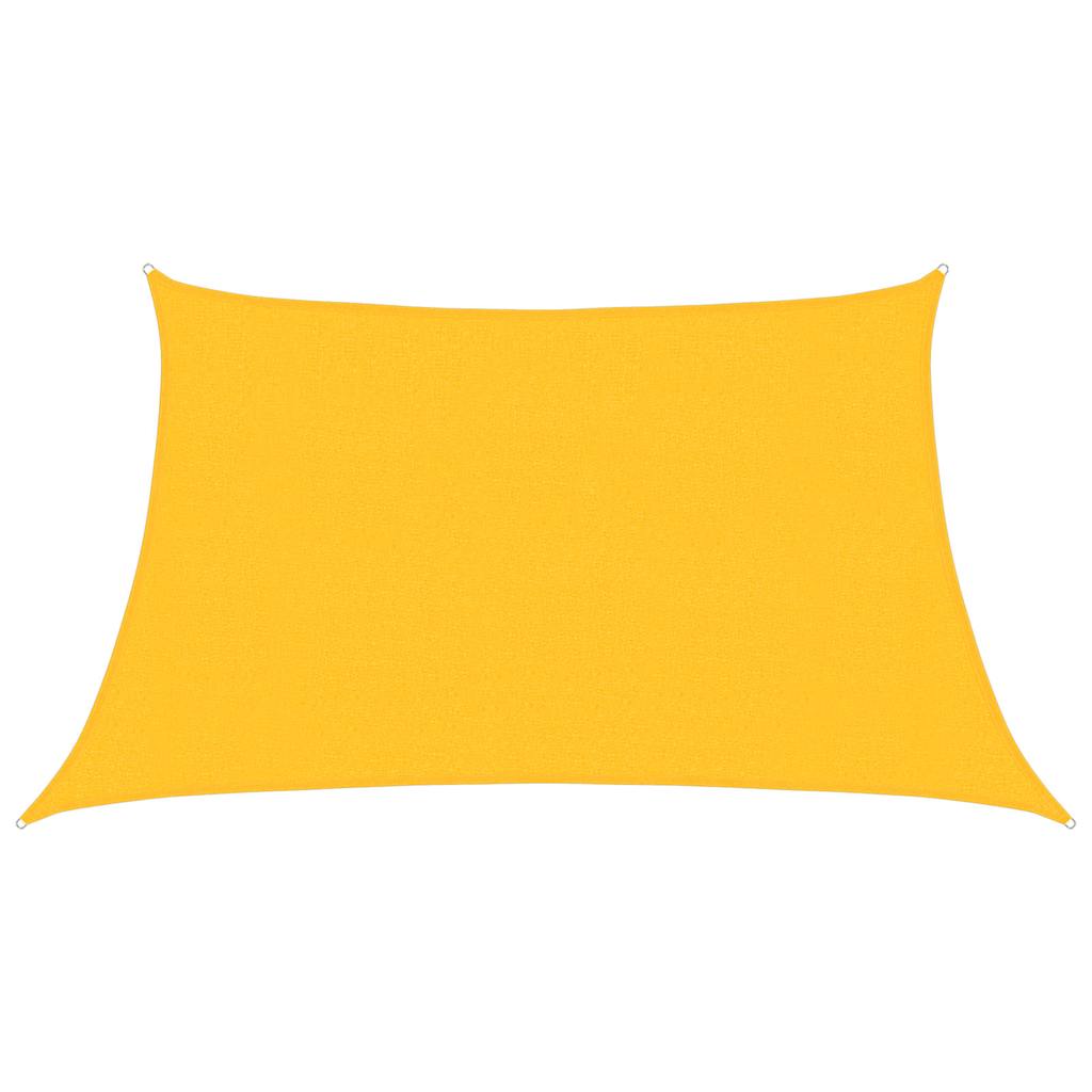 Vidaxl zonnezeil 160 g m² 3 4x2 m hdpe geel
