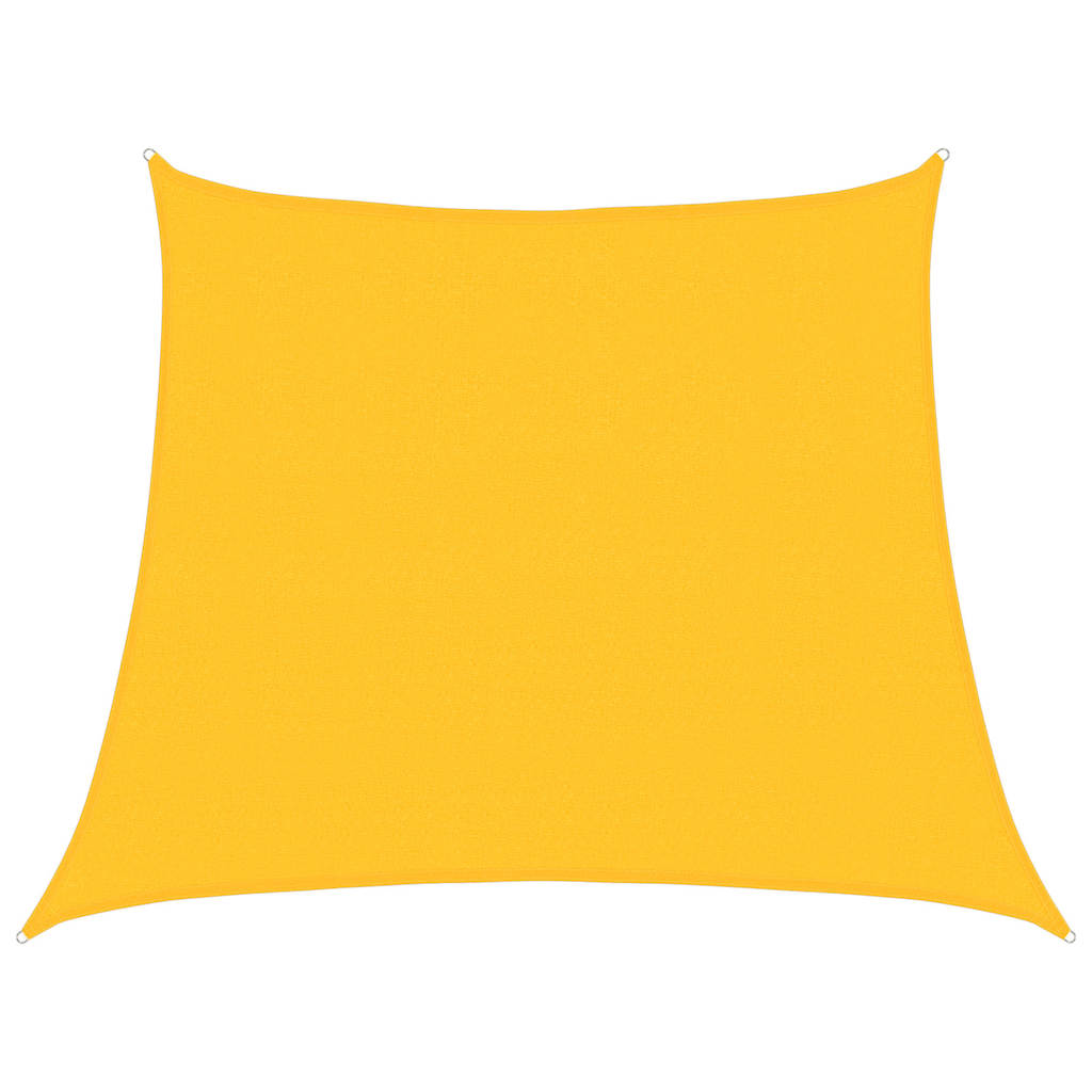 Vidaxl zonnezeil 160 g m² 3 4x3 m hdpe geel