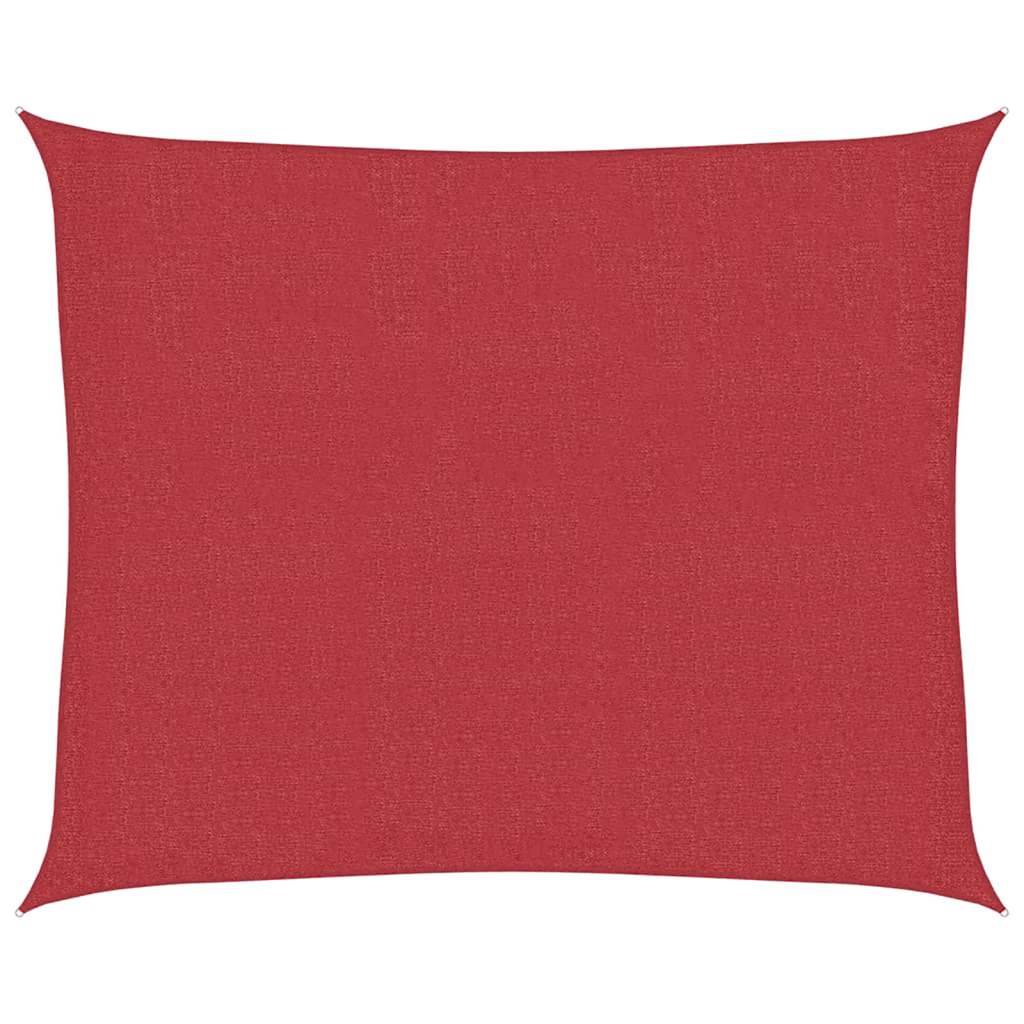 VidaXL Sonnensegel 160 g/m² 2,5 x 3 m HDPE -Rot