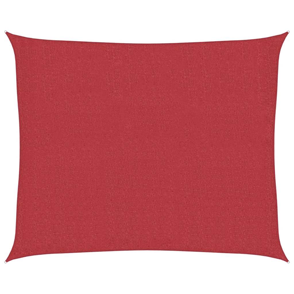 VidaXL Sonnensegel 160 g/m² 2,5 x 3 m HDPE -Rot