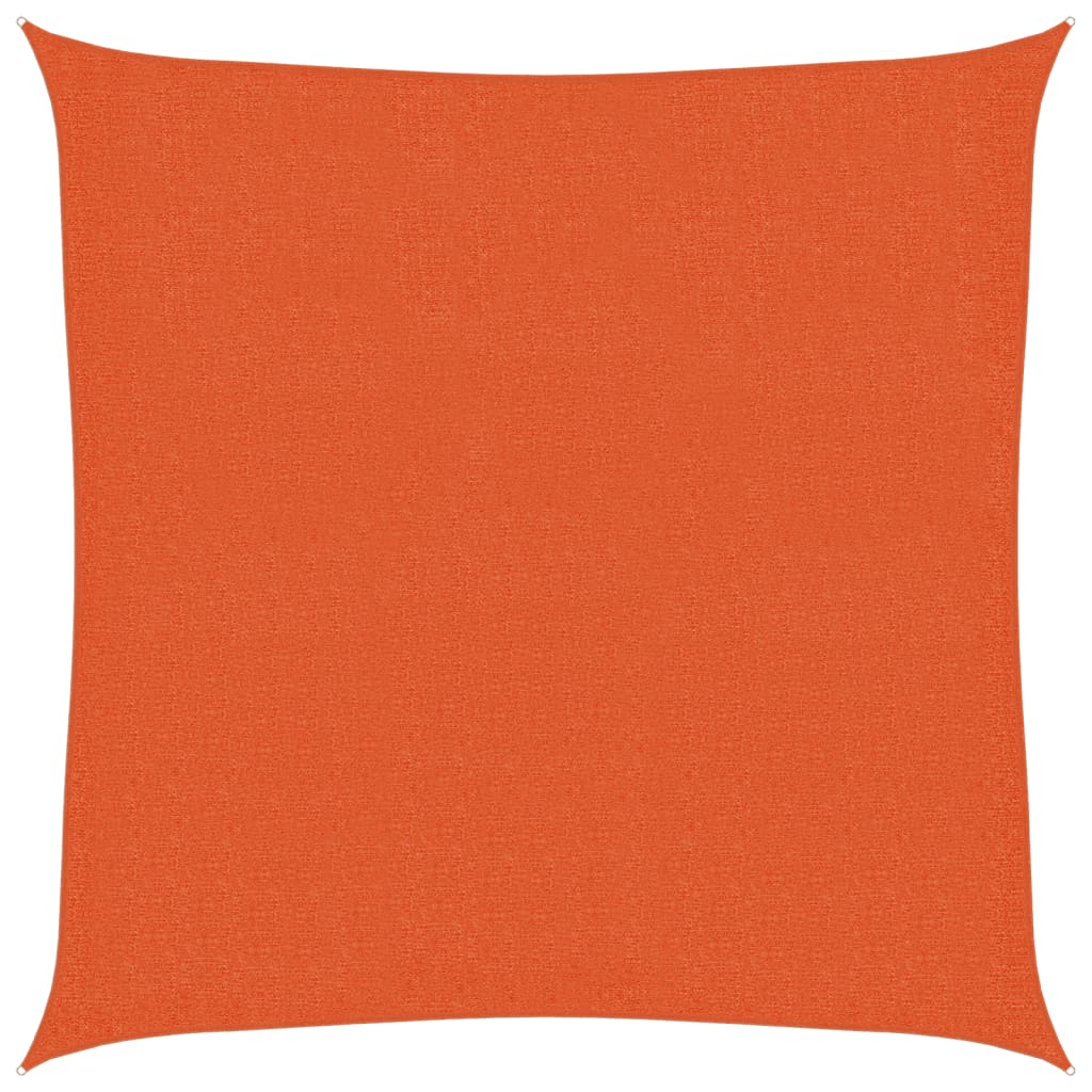 VidaXL Sonnensegel 160 g/m² 2,5 x 2,5 m HDPE orange