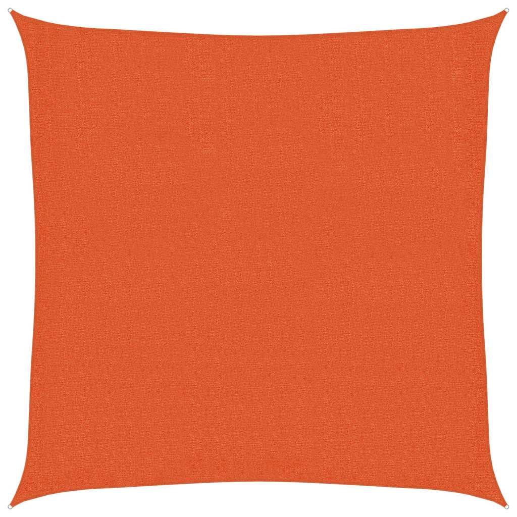 Vidaxl zonnezeil 160 g m² 3x3 m hdpe oranje