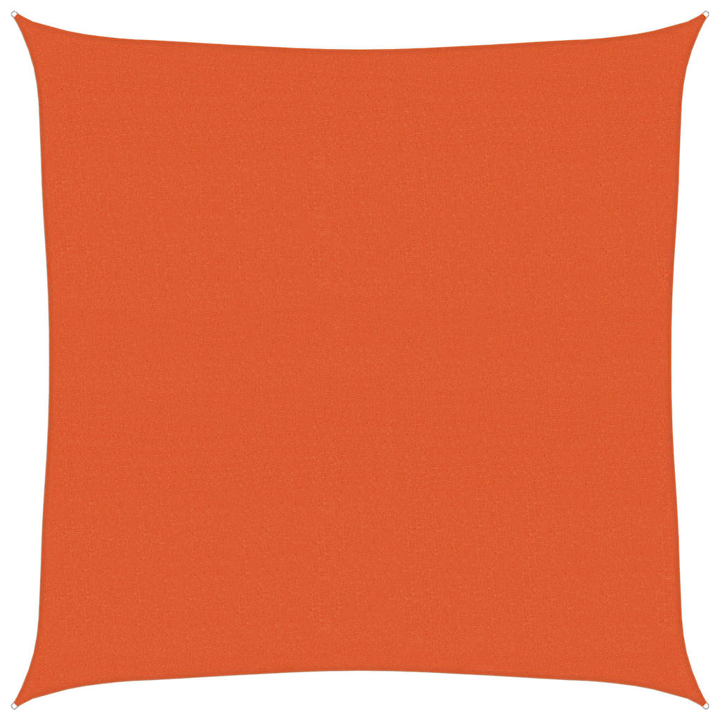 VidaXL Sonnensegel 160 g/m² Quadrat 4x4 m HDPE Orange