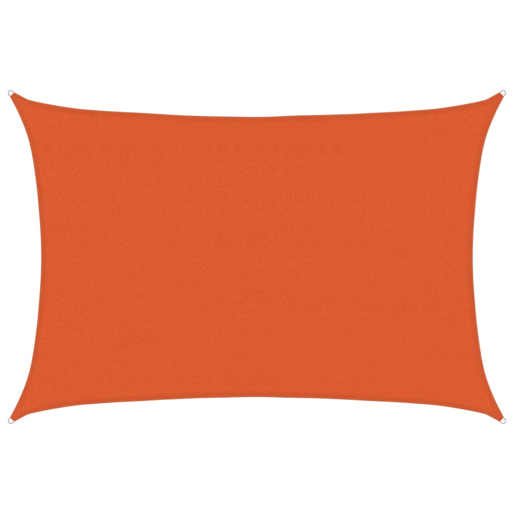 VidaXL Sonnensegel 160 g/m² 3,5 x 5 m HDPE orange