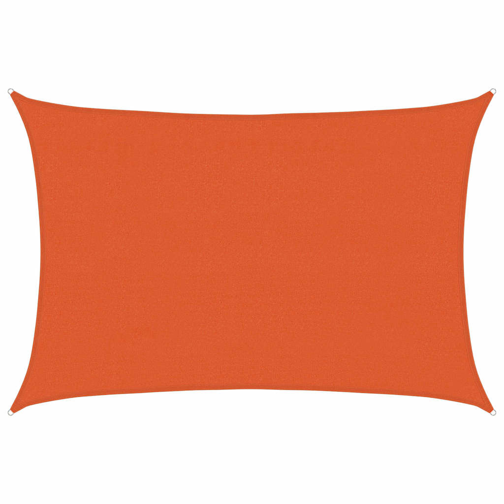 VidaXL Sonnensegel 160 g/m² Rechteckig 4x5 m HDPE Orange