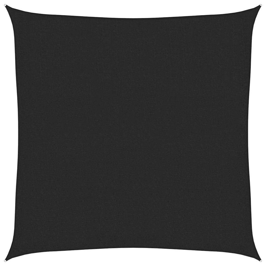 VidaXL Sonnensegel 160 g/m² 2x2 m HDPE Schwarz