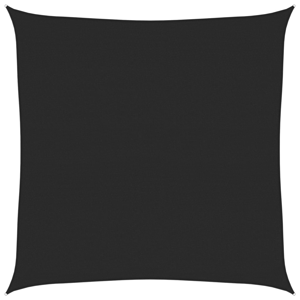 VidaXL Sonnensegel 160 g/m² 5x5 m HDPE Schwarz