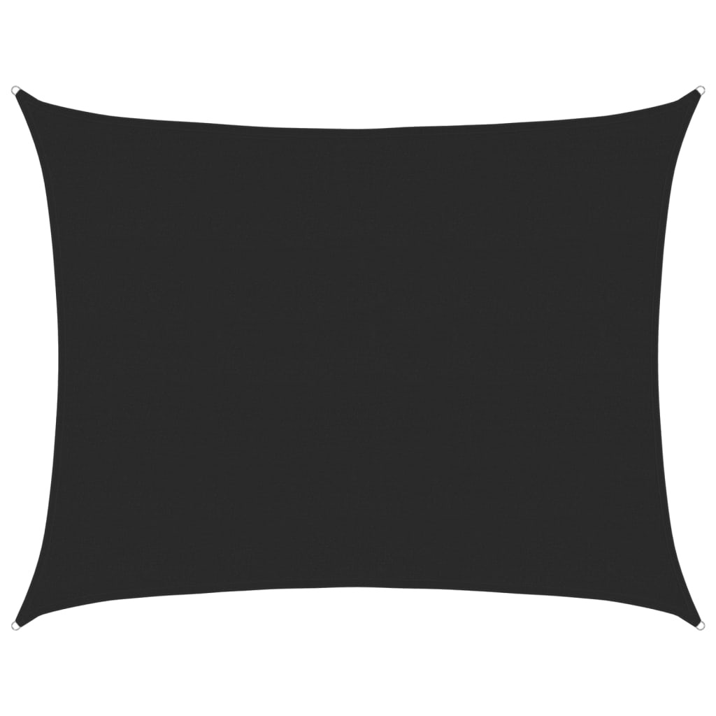VidaXL Sonnensegel 160 g/m² 6x7 m HDPE Schwarz