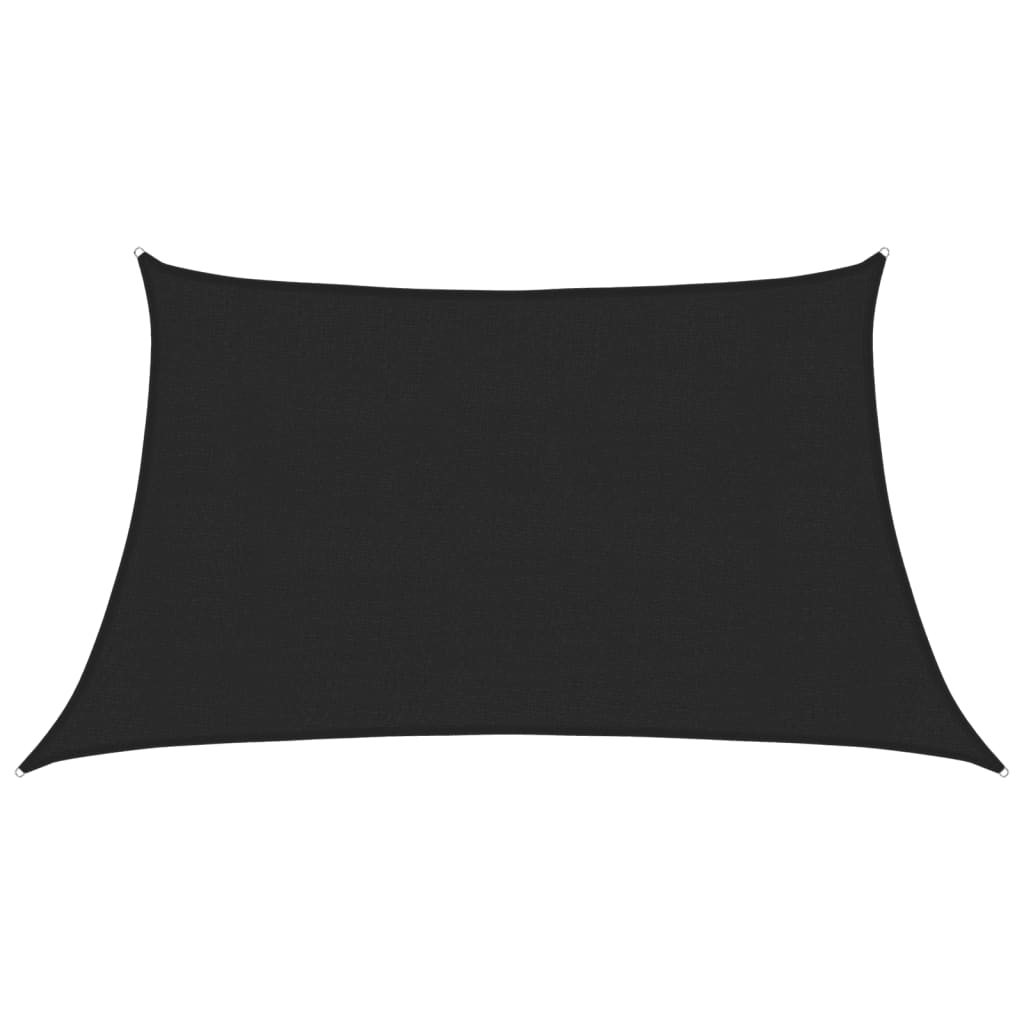 VidaXL Sonnensegel 160 g/m² 3 4x2 m HDPE Schwarz