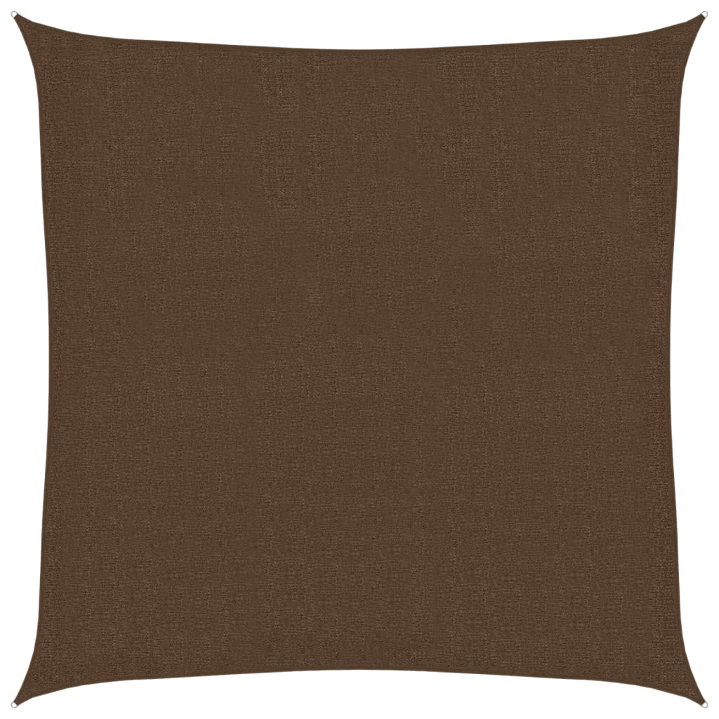 VidaXL Sonnensegel 160 g/m² 3,6 x 3,6 m HDPE braun