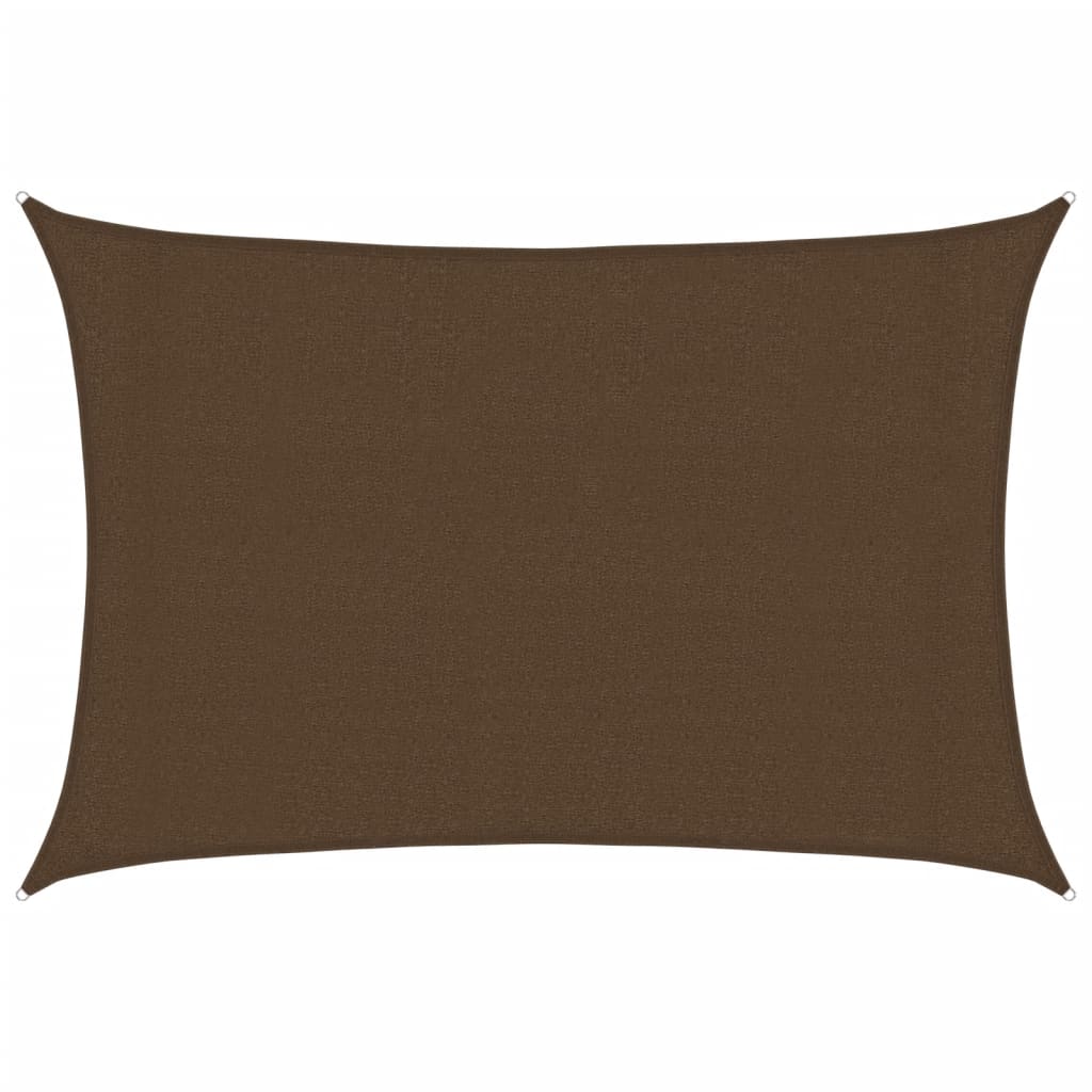 VidaXL Sonnensegel 160 g/m² 3x5 m HDPE braun
