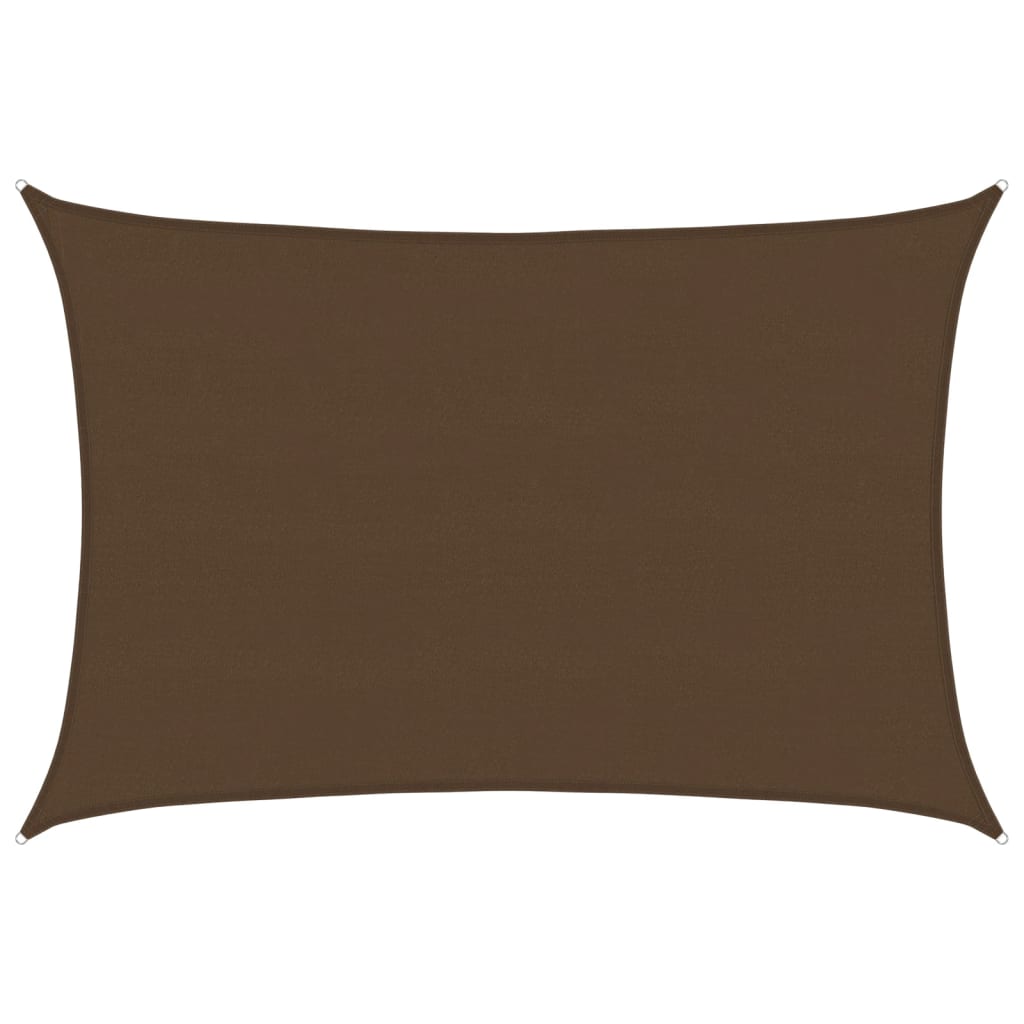 VidaXL Sonnensegel 160 g/m² 5x6 m HDPE - Braun