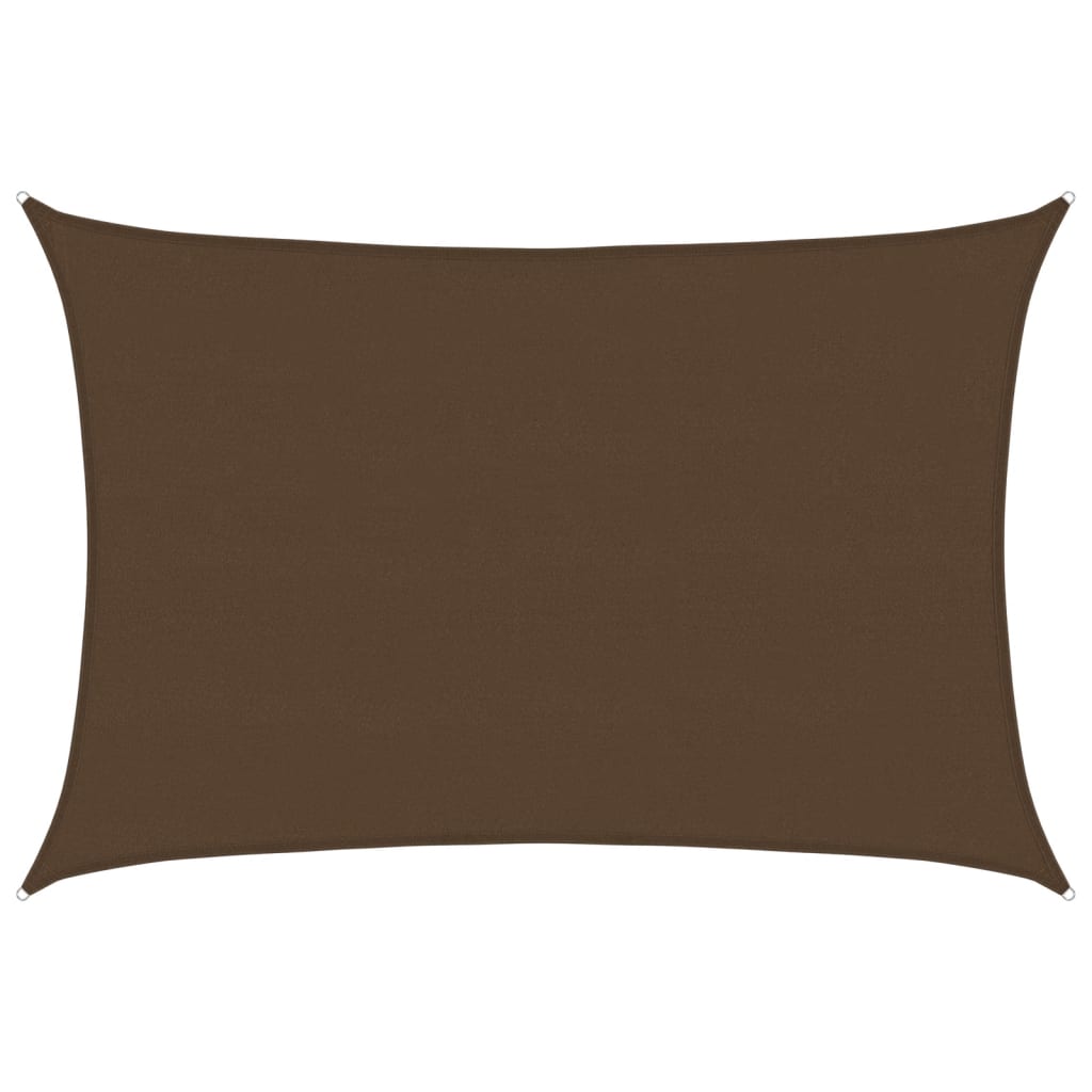VidaXL Sonnensegel 160 g/m² 5x7 m HDPE - Braun