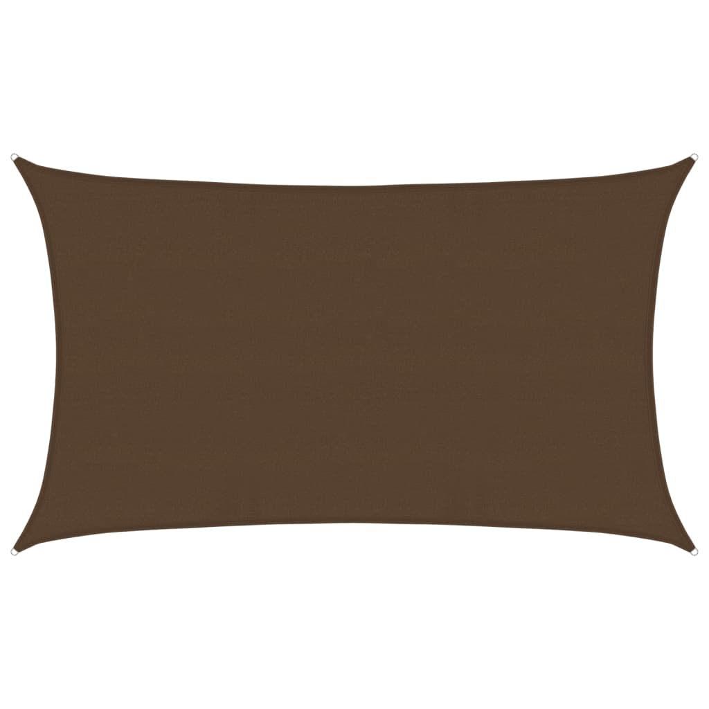 VidaXL Sonnensegel 160 g/m² 5x8 m HDPE - Braun