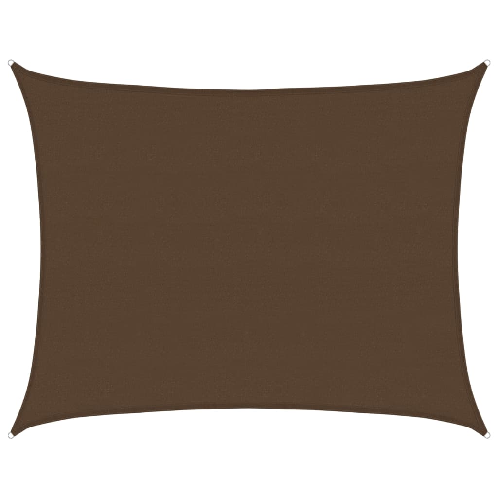 VidaXL Sonnensegel 160 g/m² 6x7 m HDPE - Braun