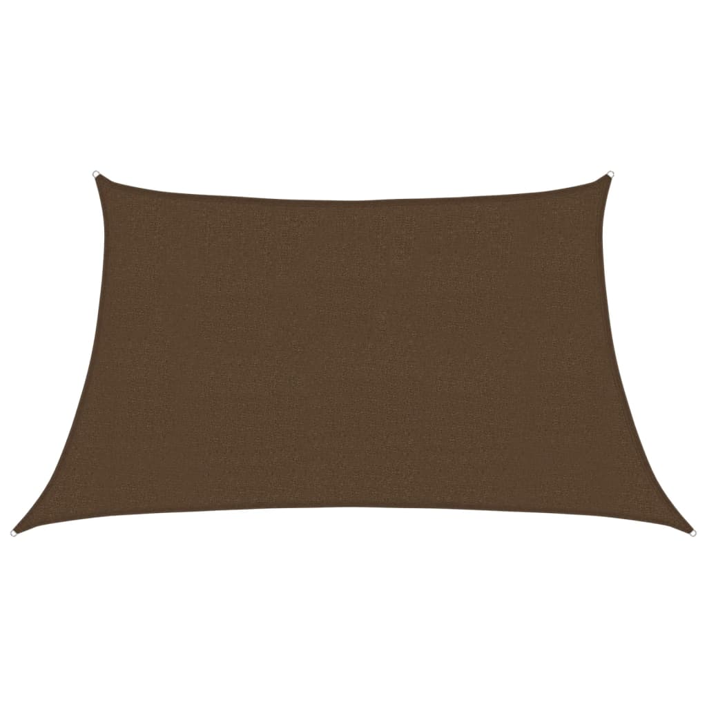 VidaXL Sonnensegel 160 g/m² 3 4x2 m HDPE braun
