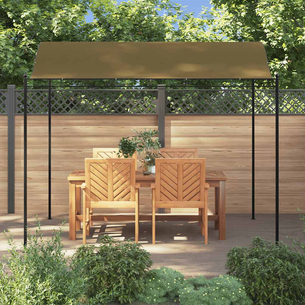 VidaXL Sonnensegel 180 g/m² 3x2,4 m Taupe