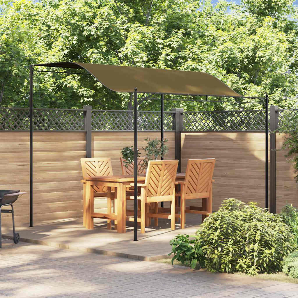 VidaXL Sonnensegel 180 g/m² 3x2,4 m Taupe