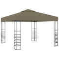 Vidaxl tuinpaviljoen 180 g m² 3x3 m taupe