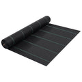 Vidaxxl -Karotten -Stoff 2x50 m PP schwarz