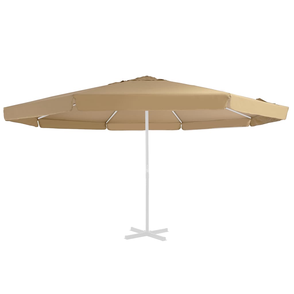 VidaXL Ersatzdach für Sonnenschirm 515 cm taupe